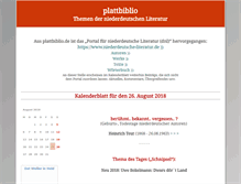 Tablet Screenshot of plattbiblio.de